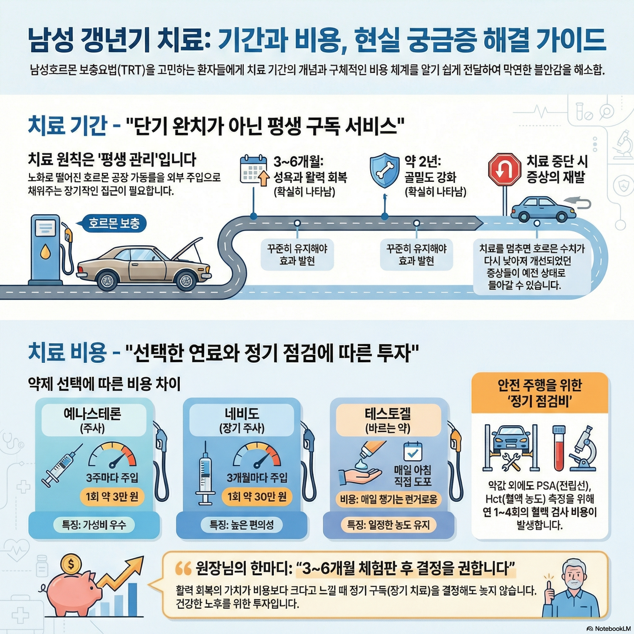 “원장님, 이거 언제까지 해야 하나요? 제 지갑 사정도 괜찮을까요?”