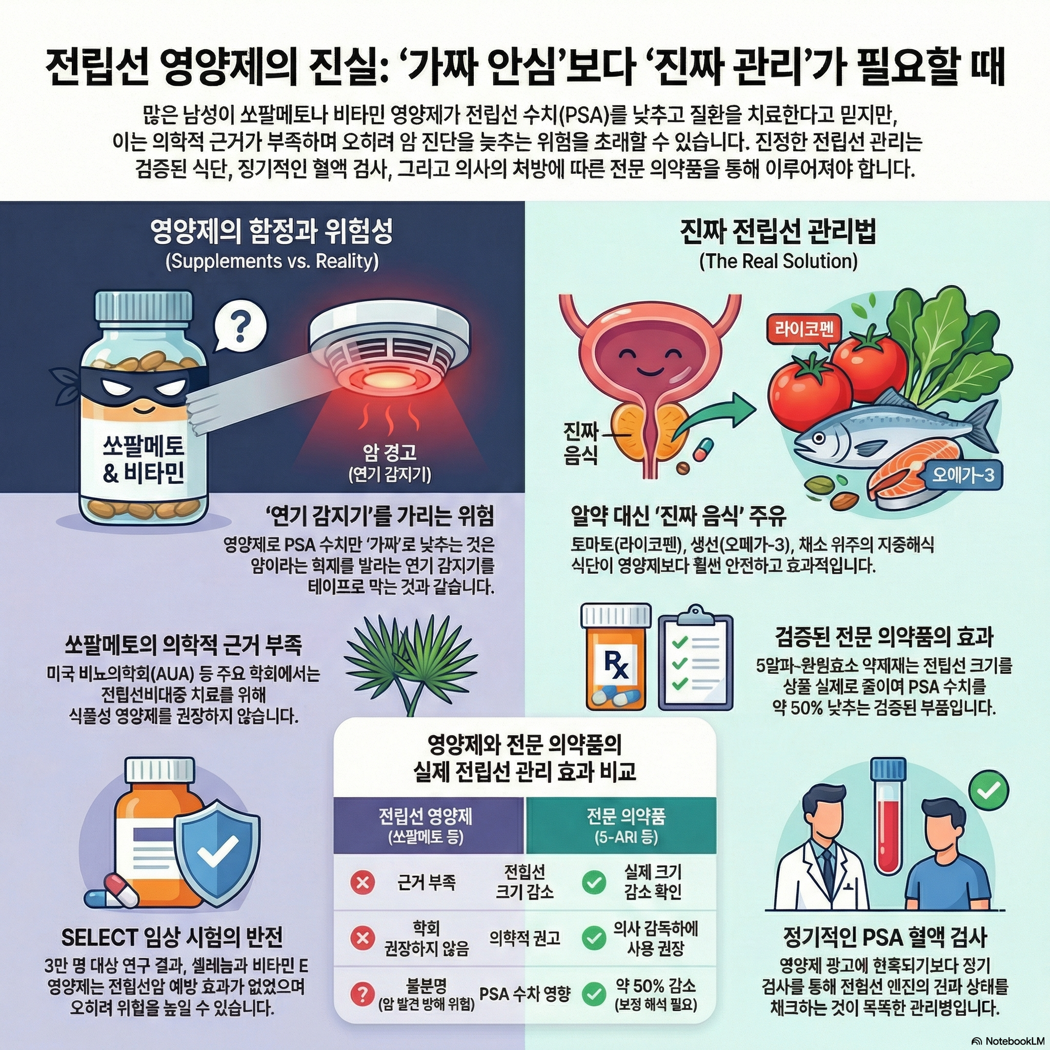 전립선 영양제는 실제로 수치를 낮추는 효과가 있나요?
