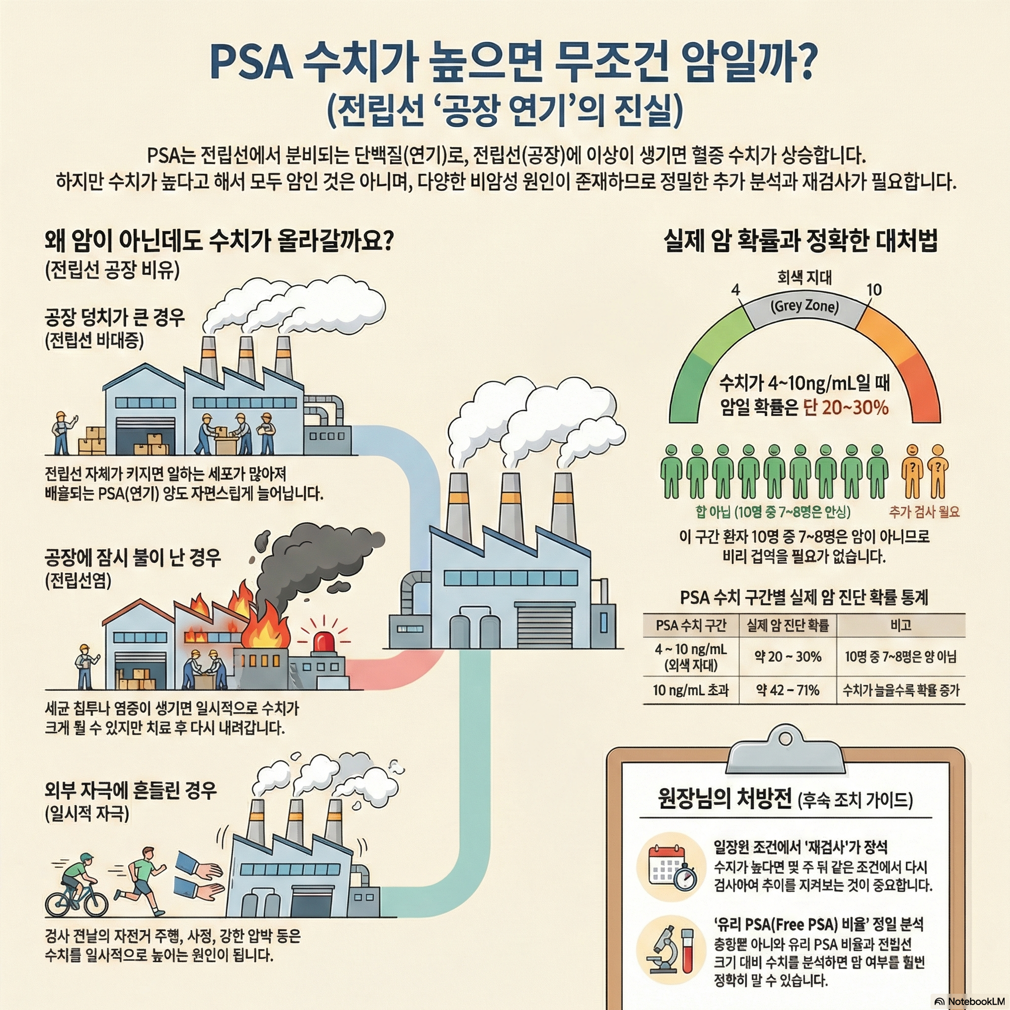 PSA 수치가 높게 나오면 무조건 암인가요?