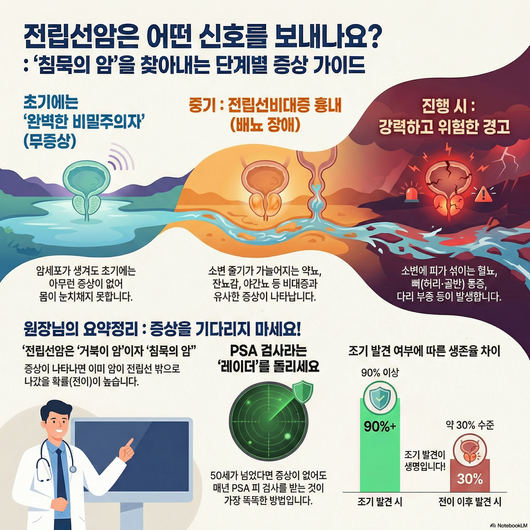 전립선암은 어떤 증상이 있어요