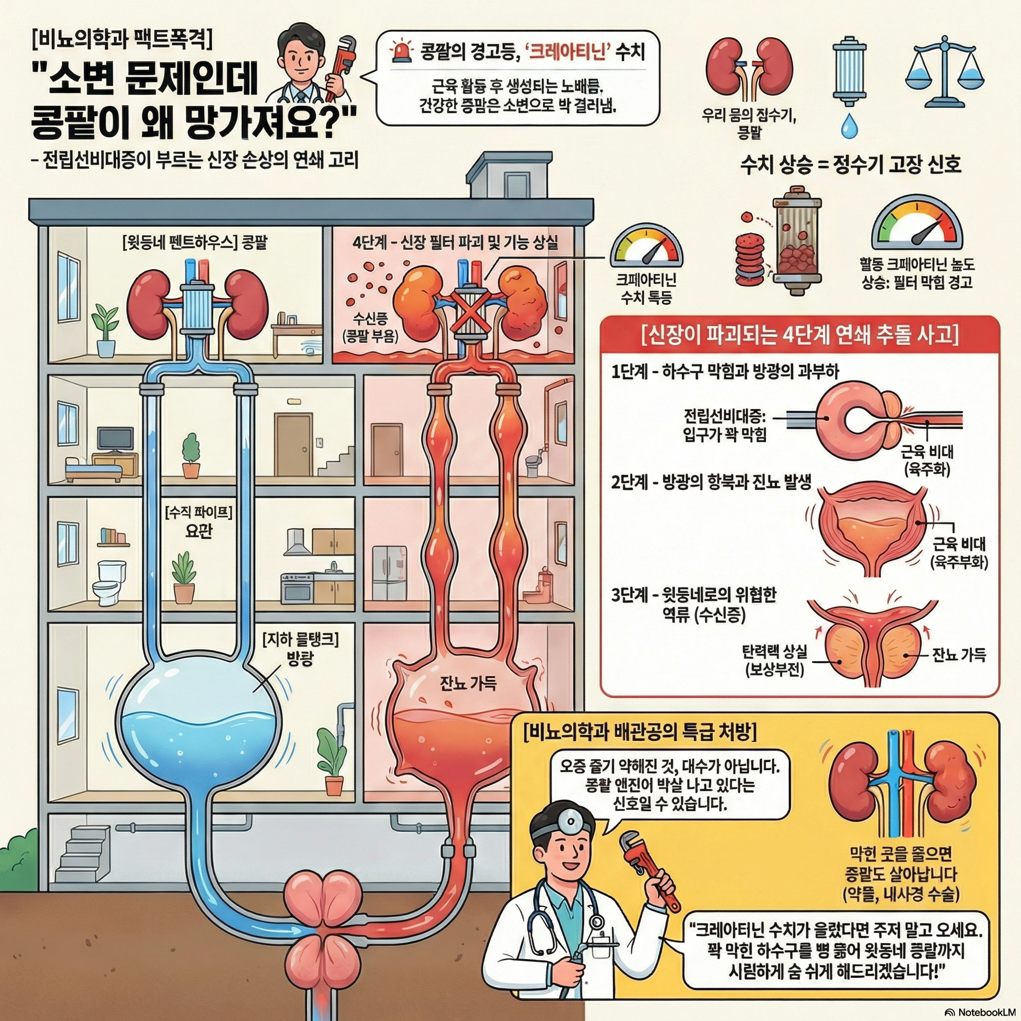 전립선비대증 신장손상
